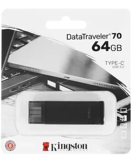 флеш-драйв KINGSTON DT70 64GB, Type-C, USB 3.2