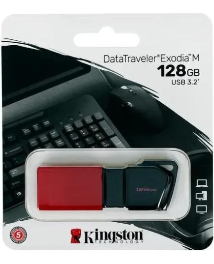 флеш-драйв KINGSTON DT Exodia M 128GB Red