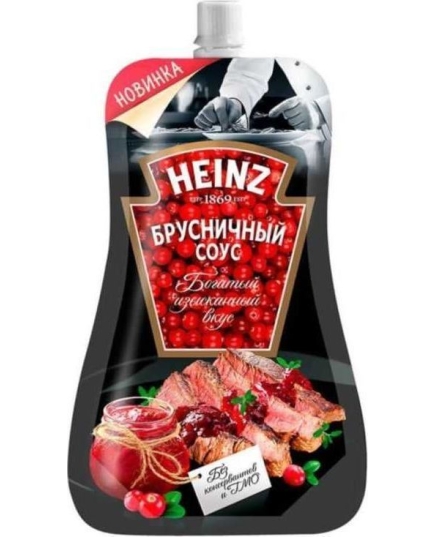 Соус Heinz Брусничный деликатесный дой-пак 200 г