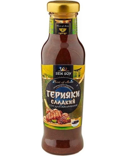 Соус Sen Soy "Teriyaki" сладкий для обжаривания, 320мл