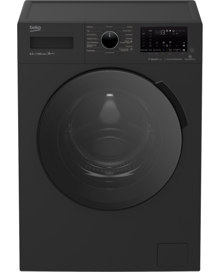 Узкая стиральная машина Beko SteamCure WSPE6H616A, с паром