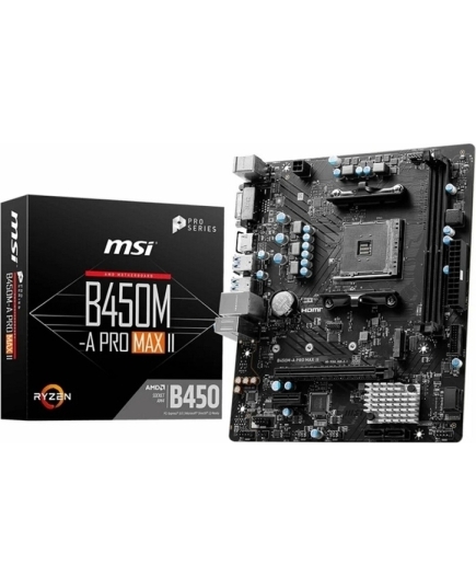 Материнская плата AMD B450 MSI B450M-A PRO MAX II