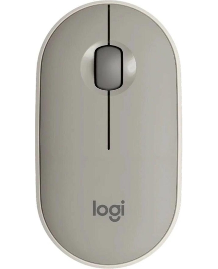 Мышь Беспроводная Logitech Wireless Mouse Pebble M350 Sand (910-006751)