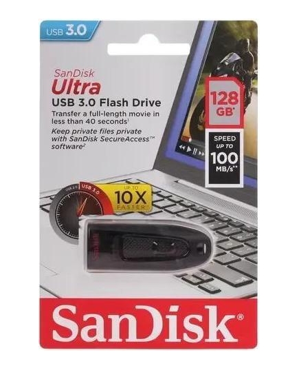 флеш-драйв SANDISK USB3.1 128GB Type-C Ultra Black (SDCZ460-128G-G46)