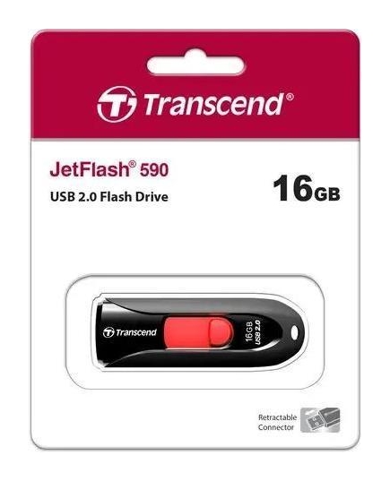 флеш-драйв TRANSCEND JetFlash 590 16GB Black