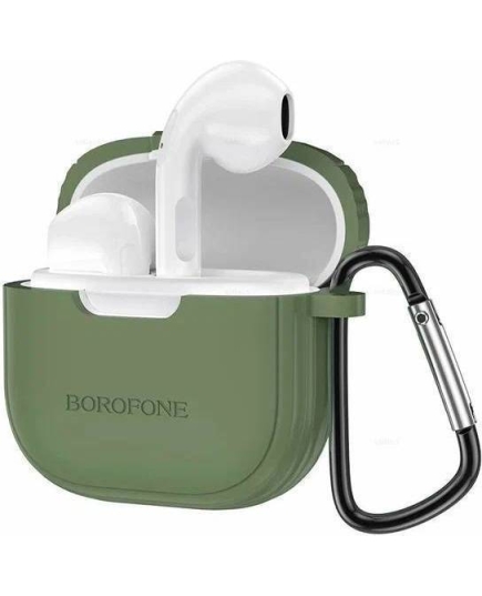 Bluetooth-наушники беспроводные вкладыши Borofone BW29 Charm TWS (Forest Green)