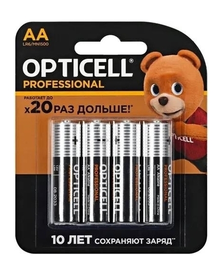 Батарейка AA OPTICELL Professional (LR6/MN1500)