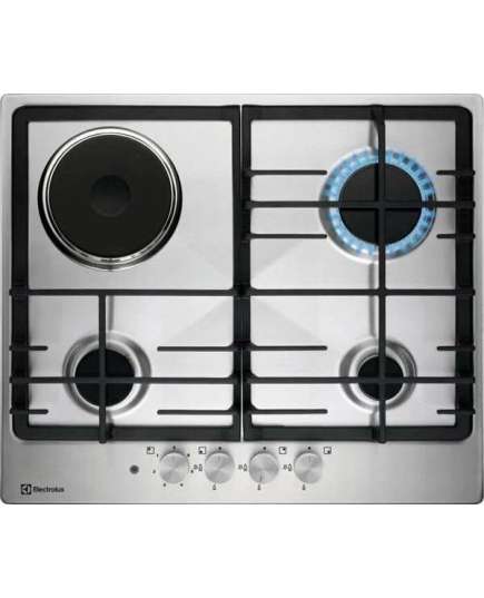 Газовая варочная поверхность Electrolux KGM64311X серебристый