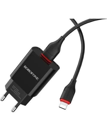 Сетевая зарядка BOROFONE BA20A 1USB 2.1A (Black)