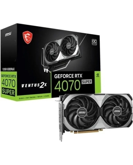 Видеокарта nVidia RTX 4070 SUPER MSI RTX 4070 SUPER 12G VENTUS 2X OC