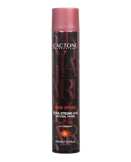 Лак для волос L'ACTONE Ultra Strong 4, 400 мл