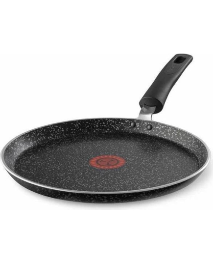 Сковорода блинная Tefal Granit 04192525 круглая 25см руч.:несъем. (без крышки) черный (9100036468)