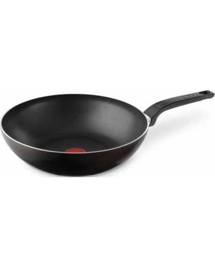 Сковорода ВОК (WOK) Tefal Easy Plus 04206628 круглая 28см руч.:несъем. (без крышки) черный (91000425