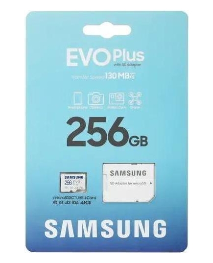 Карта памяти SAMSUNG microSDXC 256GB EVO PLUS (MB-MC256KA/EU) + ad