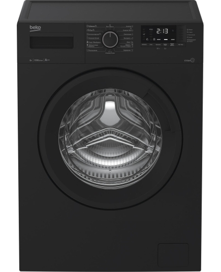 Узкая стиральная машина Beko SteamCure WSRE6512ZAA, с паром