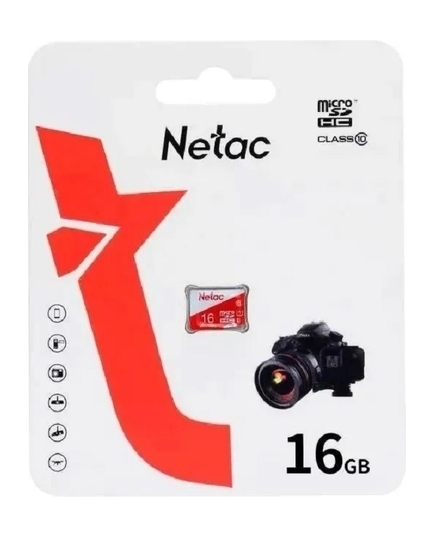 Карта памяти microSDHC 16 ГБ Netac P500 ECO (NT02P500ECO-016G-S)