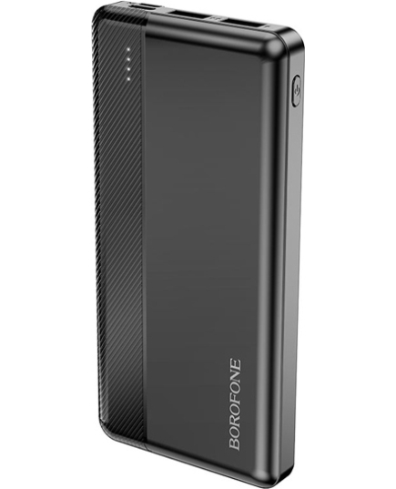 Внешний АКБ Borofone BJ24 10000mAh 2USB 2.1A Li-pol с LED-инд.(Black)