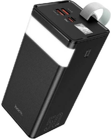 Внешний АКБ Hoco J86A 50000mAh 2USB 3.0A 22.5W Li-pol (Black)