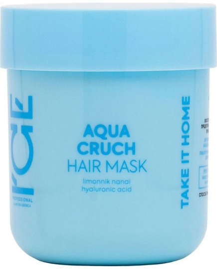 Маска для волос Aqua Cruch «Увлажняющая» ICE Professional by Natura Siberica, Take It Home, 200 мл