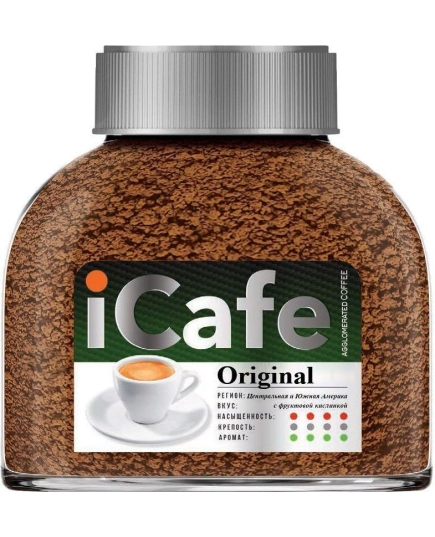 Кофе растворимый гранулированный iCAFE Original, 100 г.