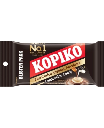 Леденцы кофейные Kopiko Cappuccino Candy, 32 г.