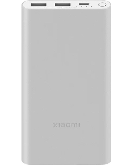 Внешний Аккумулятор Xiaomi 10000 mAh (PB100DZM) серебро